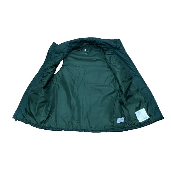 All In Motion green secured hand pockets kid's puffer vest Size L (12/14) - Picture 2 of 7